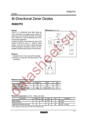 RSB27F2T106 datasheet  